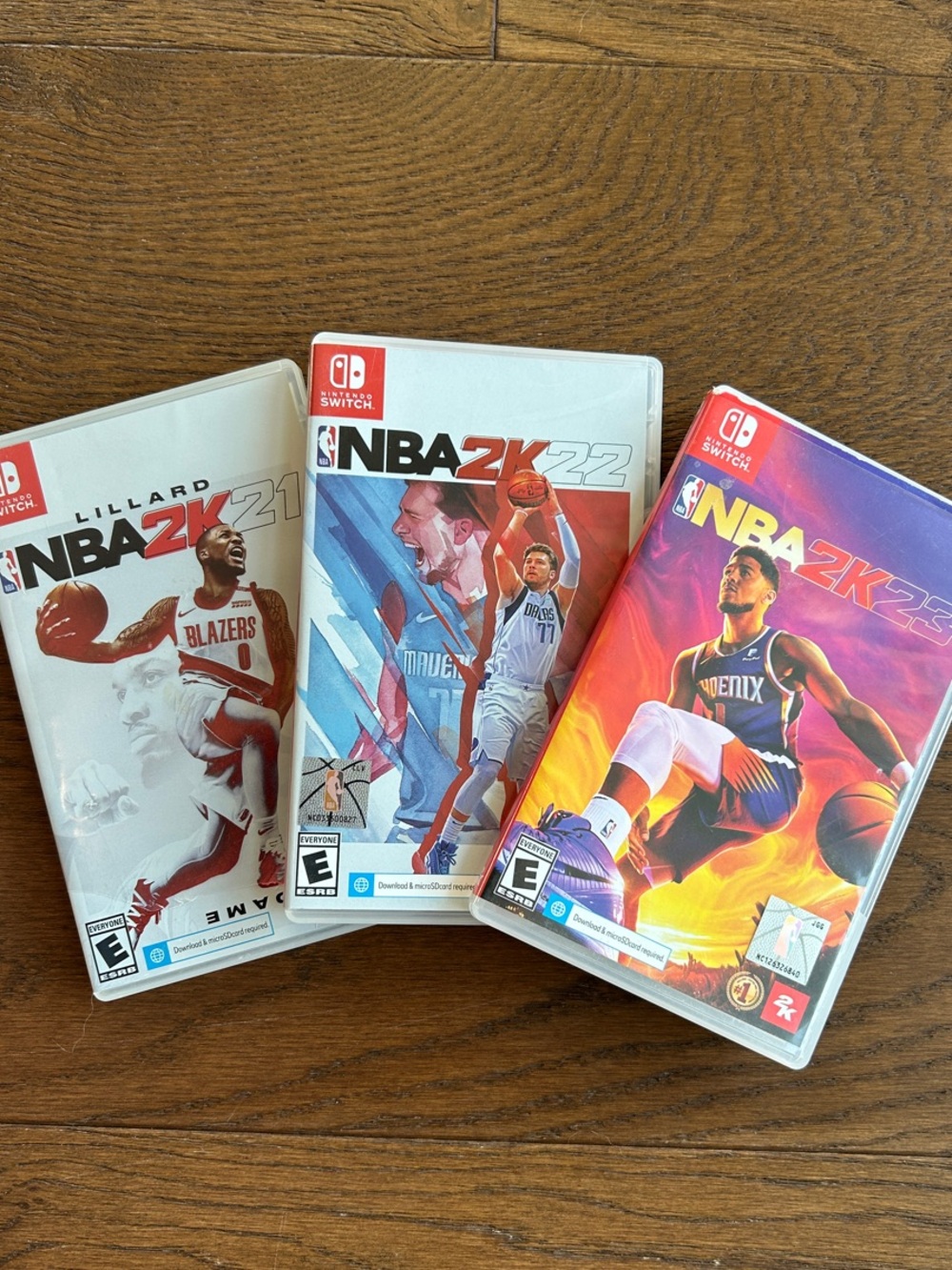 Nintendo Switch NBA2K Game Bundle- 2K21, 2K22, & 2K23